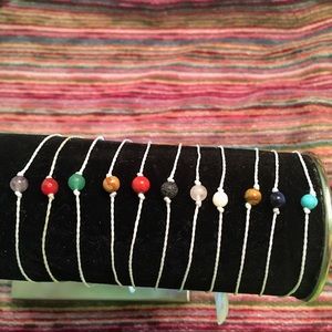 Intention Bracelets (white cord)